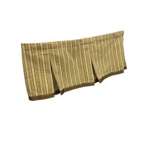Smith + Noble Set of 2 Pocket Pleated Valance Curtains 48 x 18 Inches